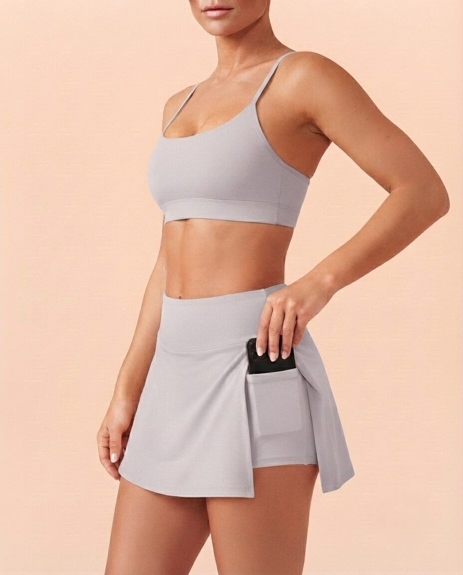 Conjunto Falda short y peto deportivo mujer - Imagen 8